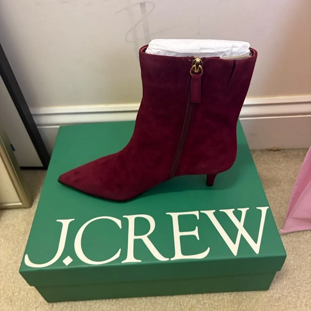 J. CREW STEVIE ANKLE BOOTIES-  NEW - Picture 8 of 8